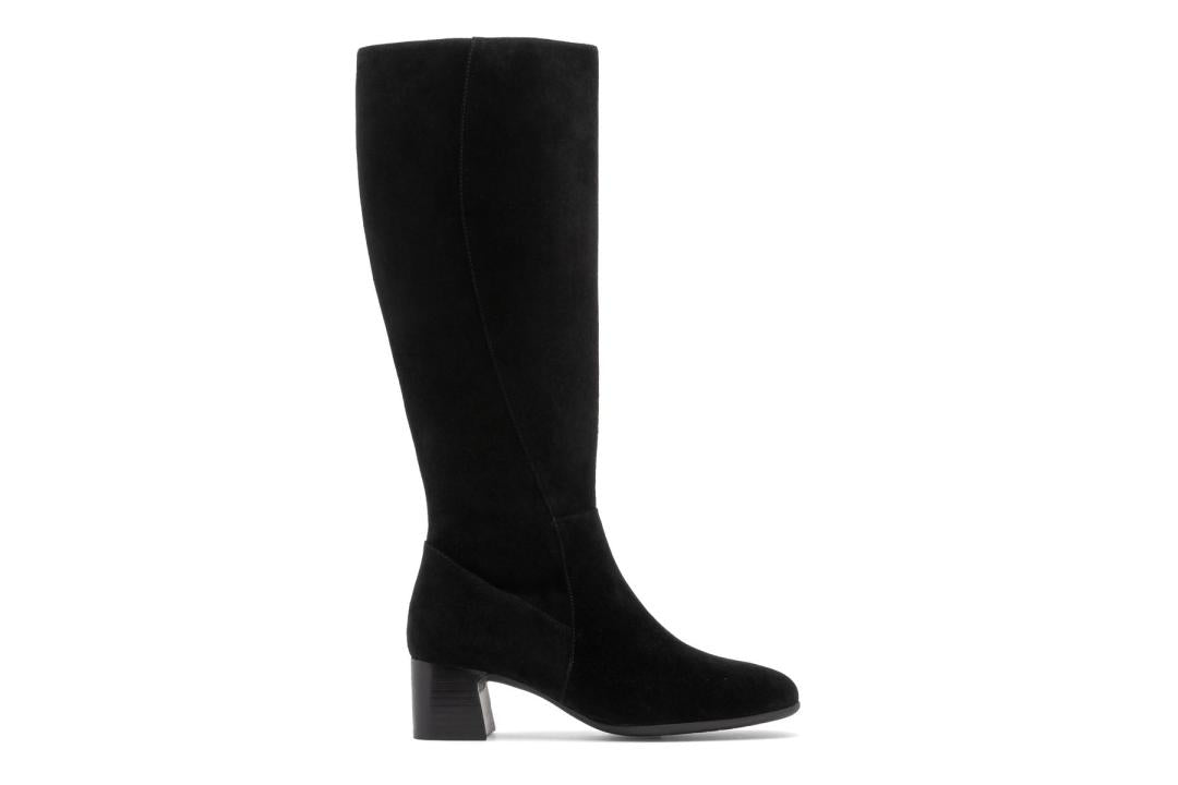 Avenue Tall Black Suede | Women ABEO Footwear Boots