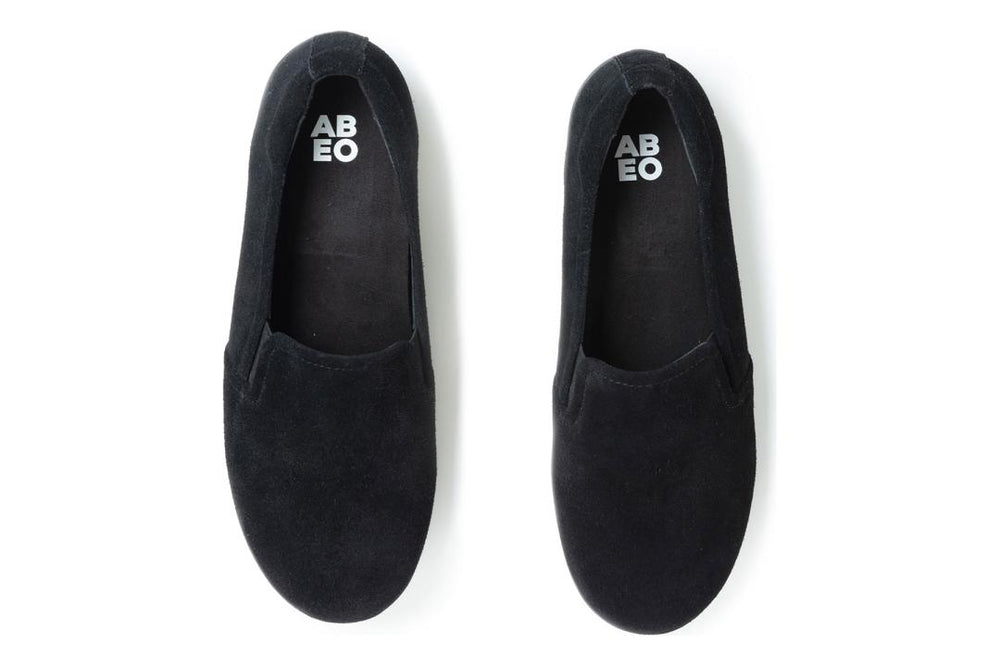 Ayka Black Suede | Women ABEO Footwear Dress
