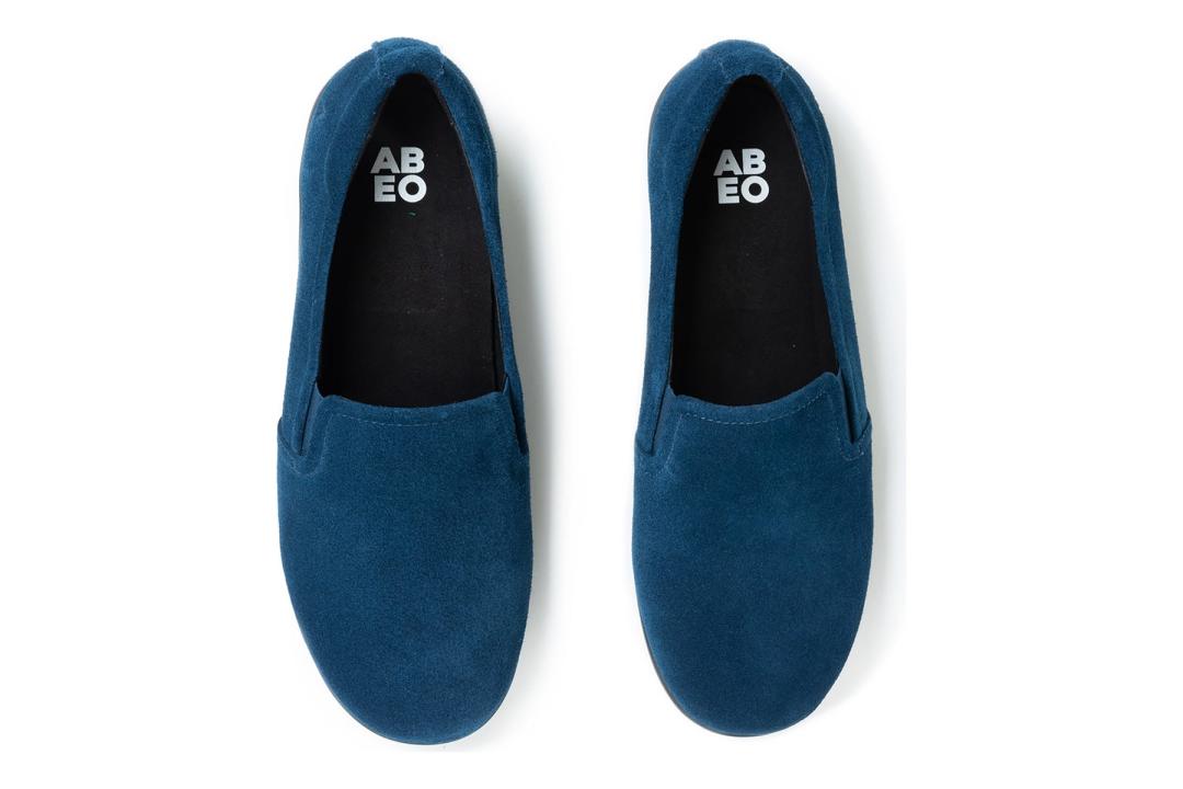 Ayka Navy Suede | Women ABEO Footwear Dress