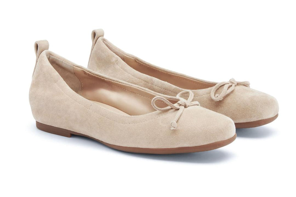 Cadence Bow Cuban Sand Suede | Women ABEO Footwear Dress
