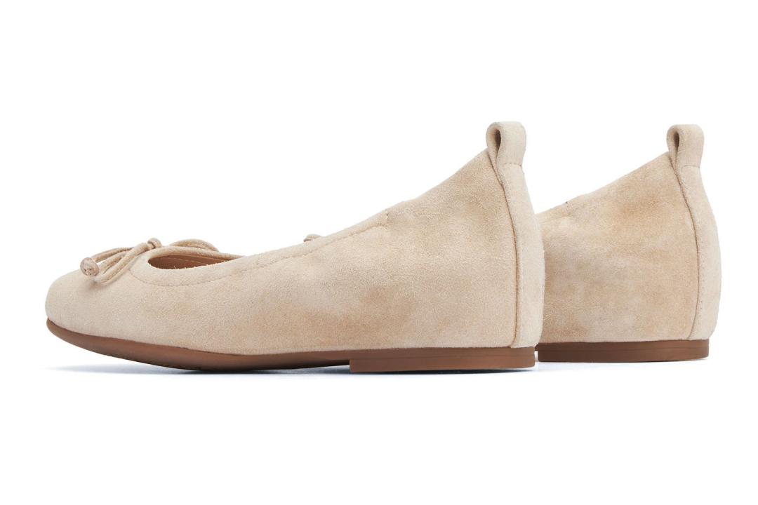 Cadence Bow Cuban Sand Suede | Women ABEO Footwear Dress