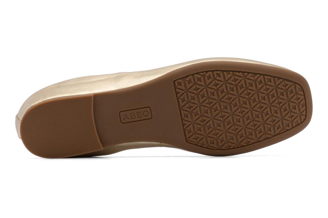 Cadence Bow Light Gold Leather | Women ABEO Footwear Dress