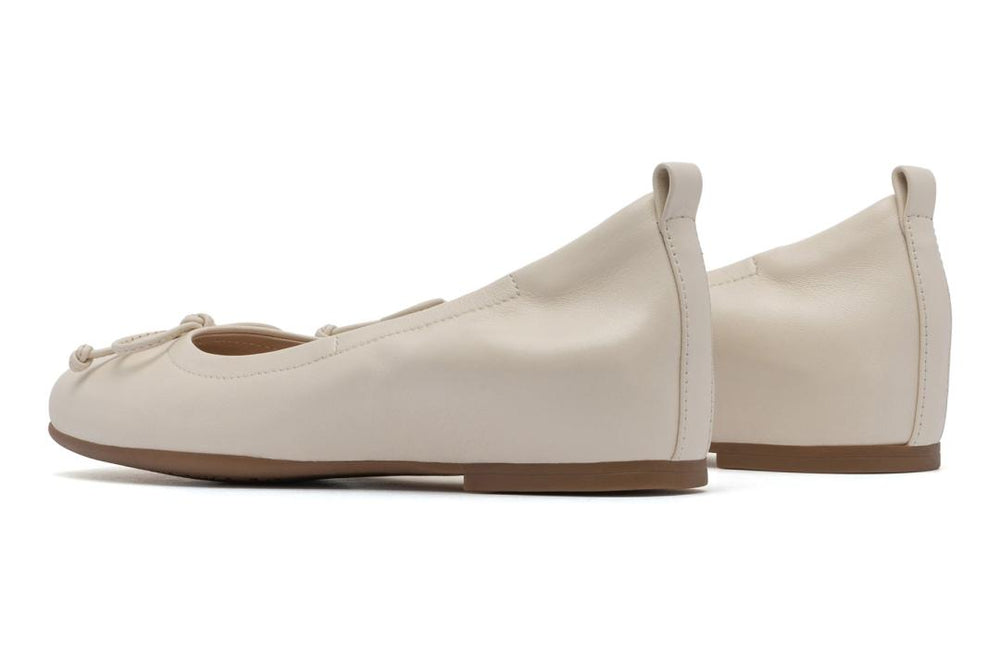 Cadence Bow Off White Leather | Women ABEO Footwear Dress