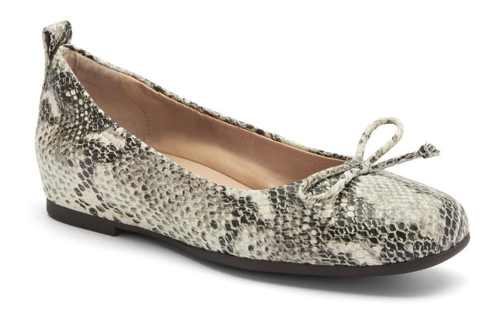 Cadence Bow Snake Print Leather | Women ABEO Footwear Dress