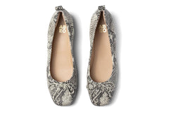 Cadence Bow Snake Print Leather | Women ABEO Footwear Dress