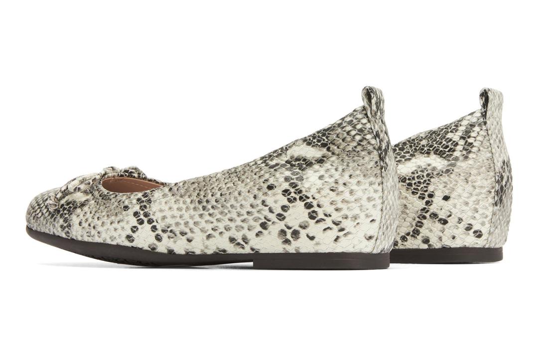 Cadence Bow Snake Print Leather | Women ABEO Footwear Dress
