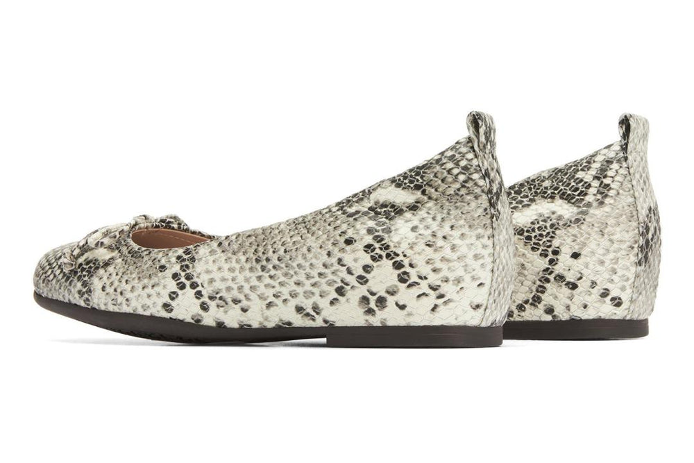 Cadence Bow Snake Print Leather | Women ABEO Footwear Dress
