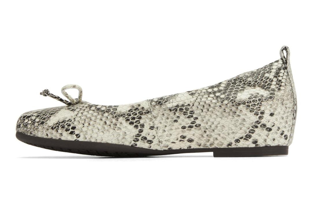 Cadence Bow Snake Print Leather | Women ABEO Footwear Dress