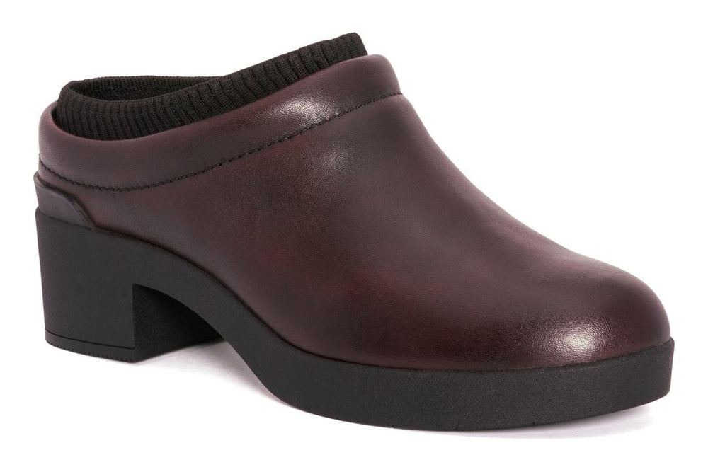 Capital Clog Burgundy | Women ABEO Footwear Clogs