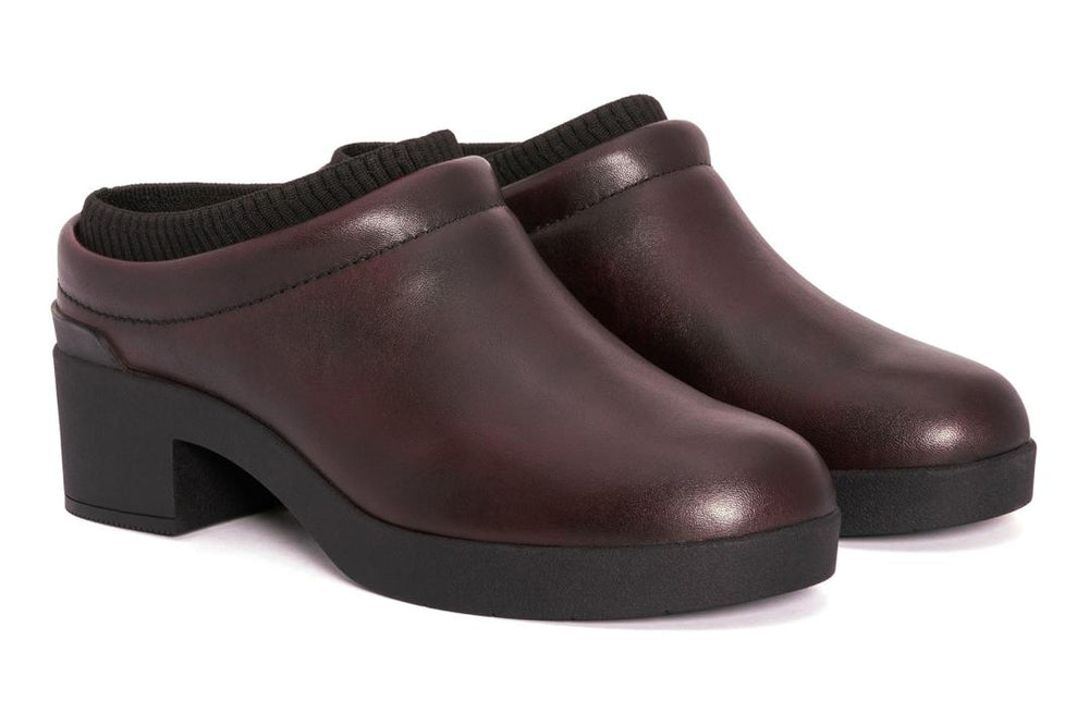 Capital Clog Burgundy | Women ABEO Footwear Clogs