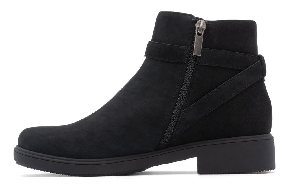 Compass Buckle Black Nubuck | Women ABEO Footwear Boots