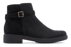 Compass Buckle Black Nubuck | Women ABEO Footwear Boots