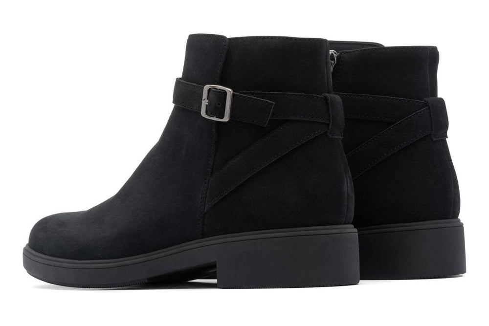 Compass Buckle Black Nubuck | Women ABEO Footwear Boots