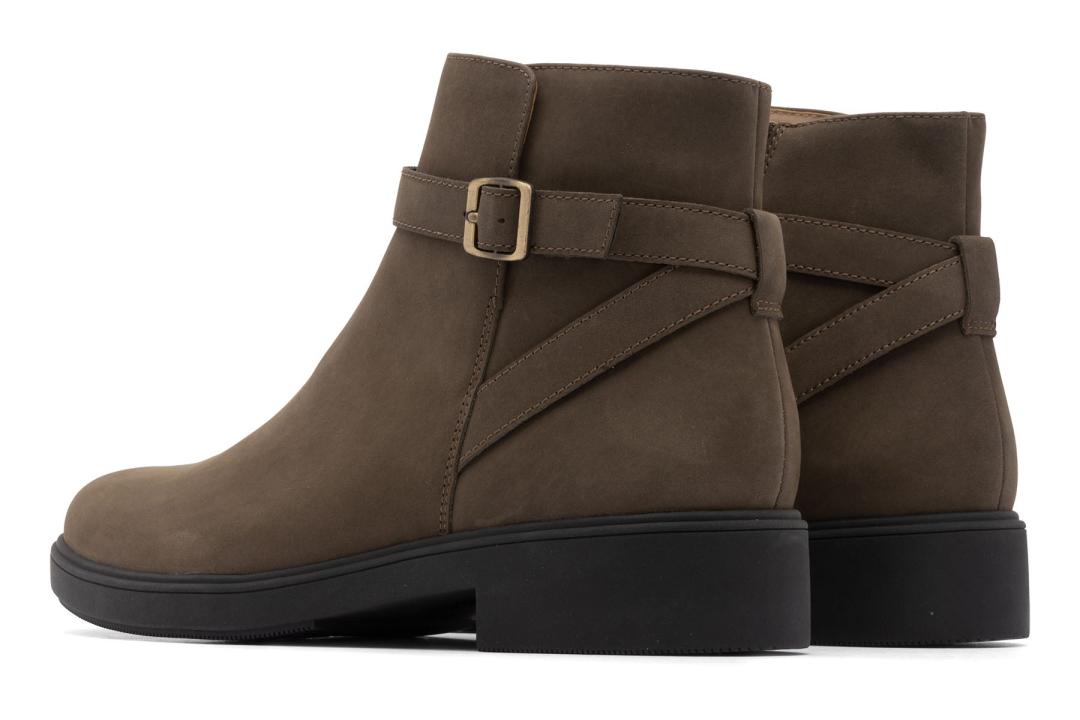 Compass Buckle Olive Nubuck | Women ABEO Footwear Boots