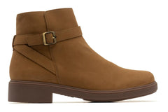 Compass Buckle Tan Nubuck | Women ABEO Footwear Boots