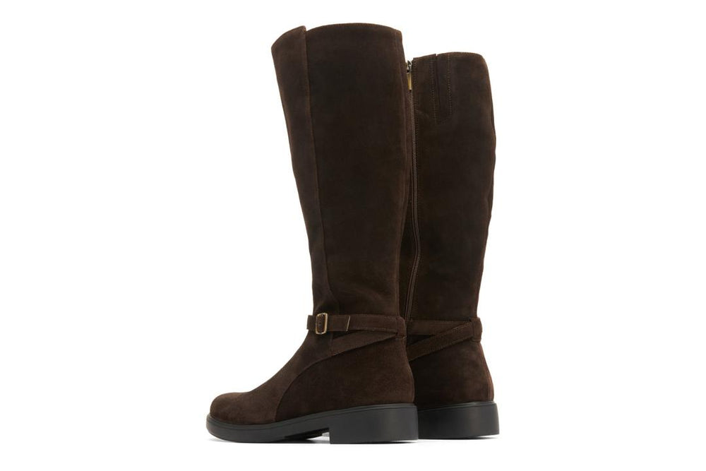 Compass Tall Dark Brown | Women ABEO Footwear Boots