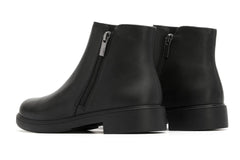 Compass Zip Black Leather | Women ABEO Footwear Boots