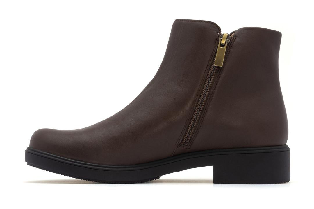 Compass Zip Dark Brown | Women ABEO Footwear Boots