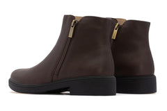 Compass Zip Dark Brown | Women ABEO Footwear Boots