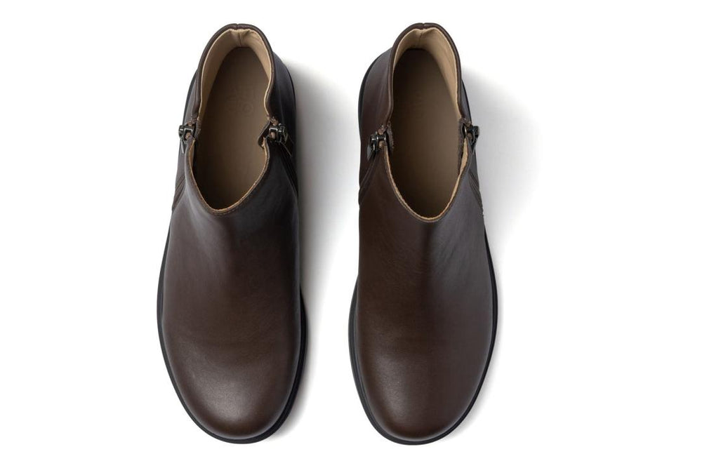 Compass Zip Dark Brown | Women ABEO Footwear Boots