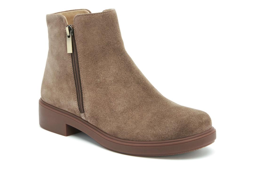 Compass Zip Dark Taupe | Women ABEO Footwear Boots