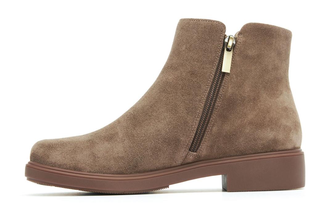 Compass Zip Dark Taupe | Women ABEO Footwear Boots