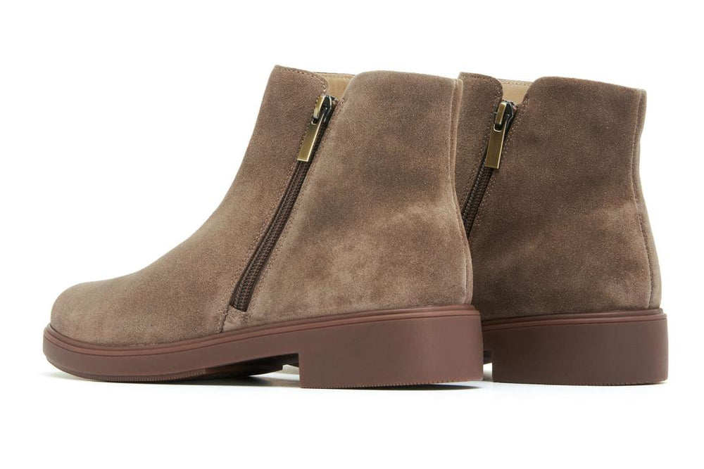 Compass Zip Dark Taupe | Women ABEO Footwear Boots