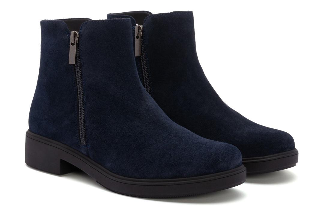 Compass Zip Navy | Women ABEO Footwear Boots