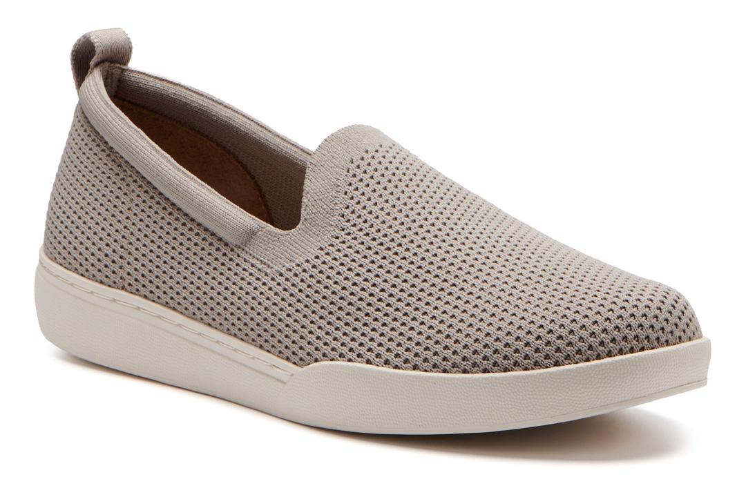Encore Knit Slip On Taupe | Women ABEO Footwear Sneakers