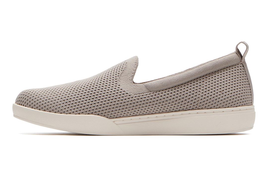 Encore Knit Slip On Taupe | Women ABEO Footwear Sneakers