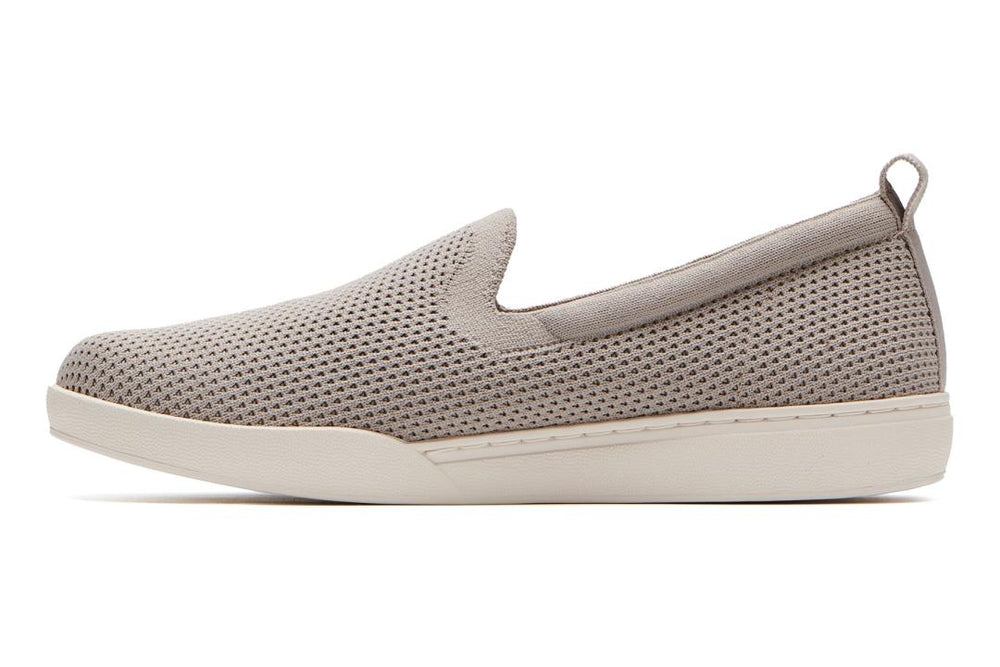 Encore Knit Slip On Taupe | Women ABEO Footwear Sneakers