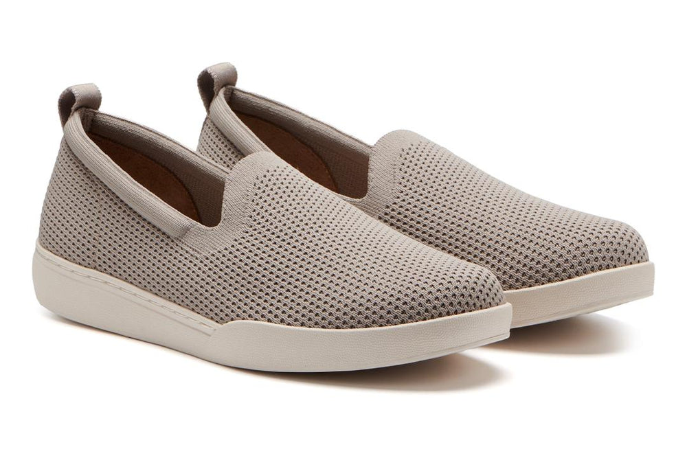 Encore Knit Slip On Taupe | Women ABEO Footwear Sneakers