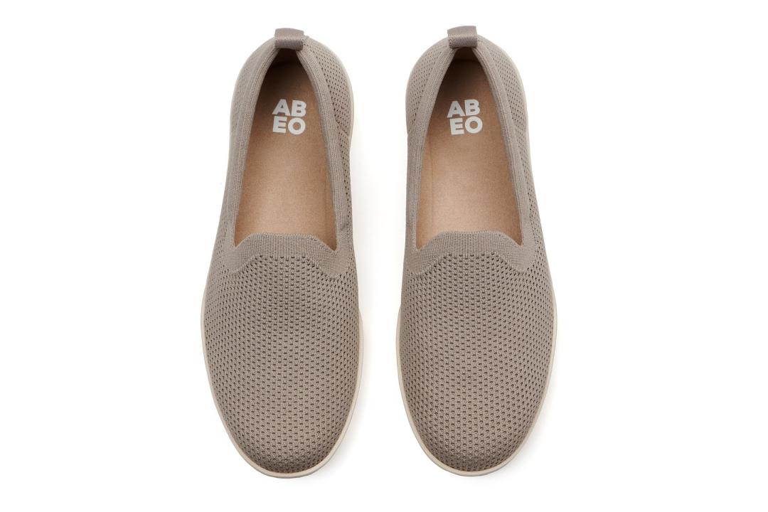Encore Knit Slip On Taupe | Women ABEO Footwear Sneakers