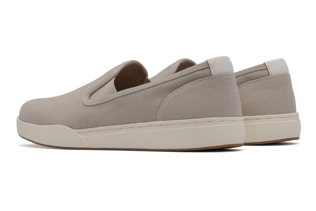 Encore Slip On Beige Canvas | Women ABEO Footwear Sneakers