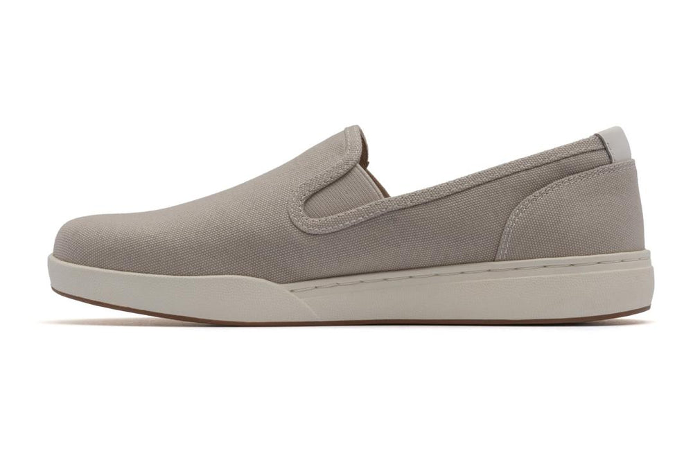 Encore Slip On Beige Canvas | Women ABEO Footwear Sneakers