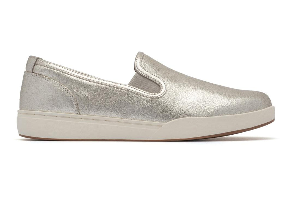 Encore Slip On Gold Leather | Women ABEO Footwear Sneakers