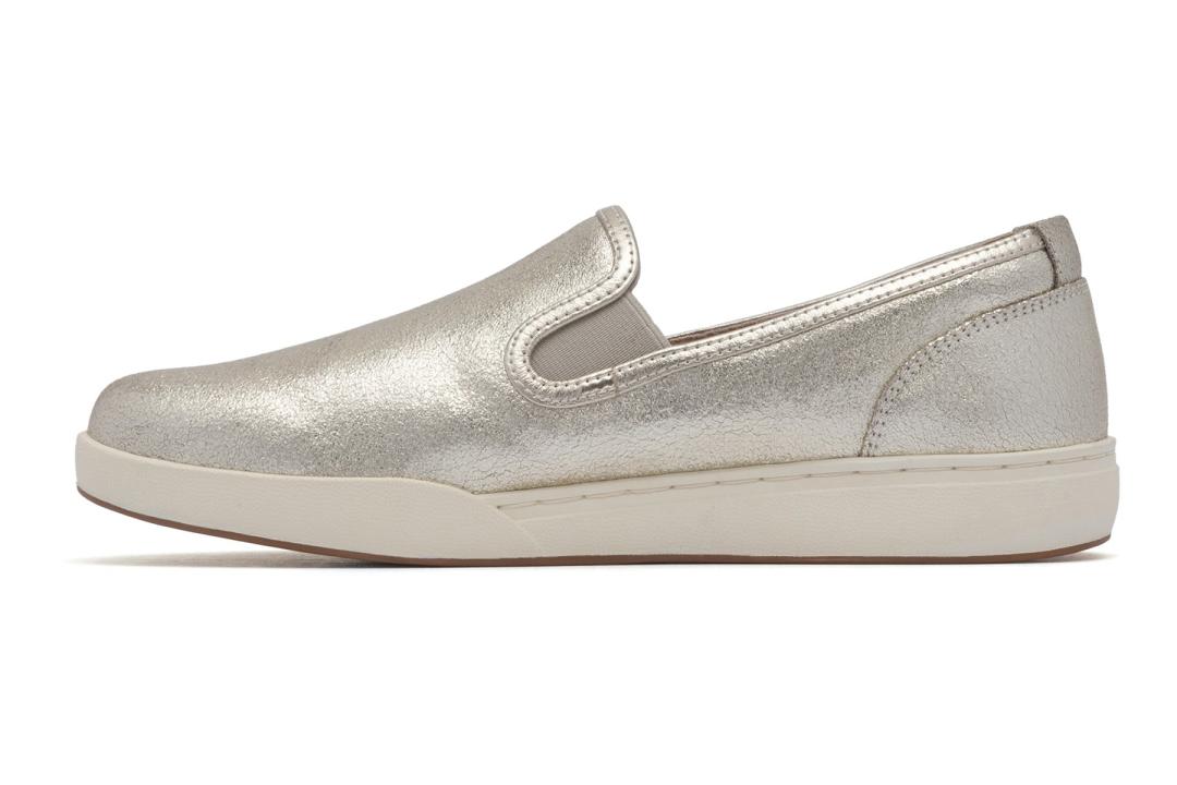 Encore Slip On Gold Leather | Women ABEO Footwear Sneakers