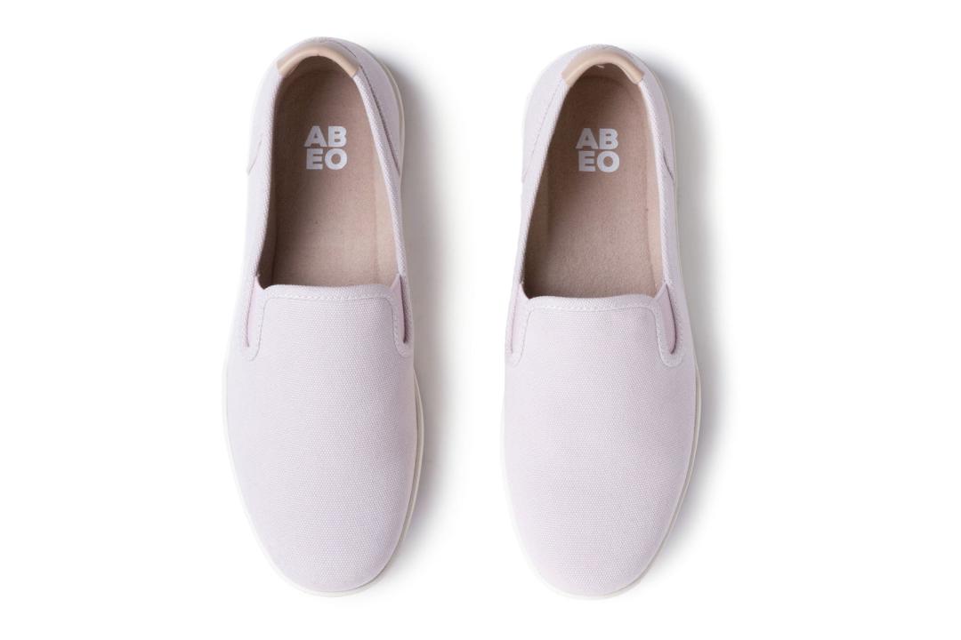 Encore Slip On Lilac Canvas | Women ABEO Footwear Sneakers