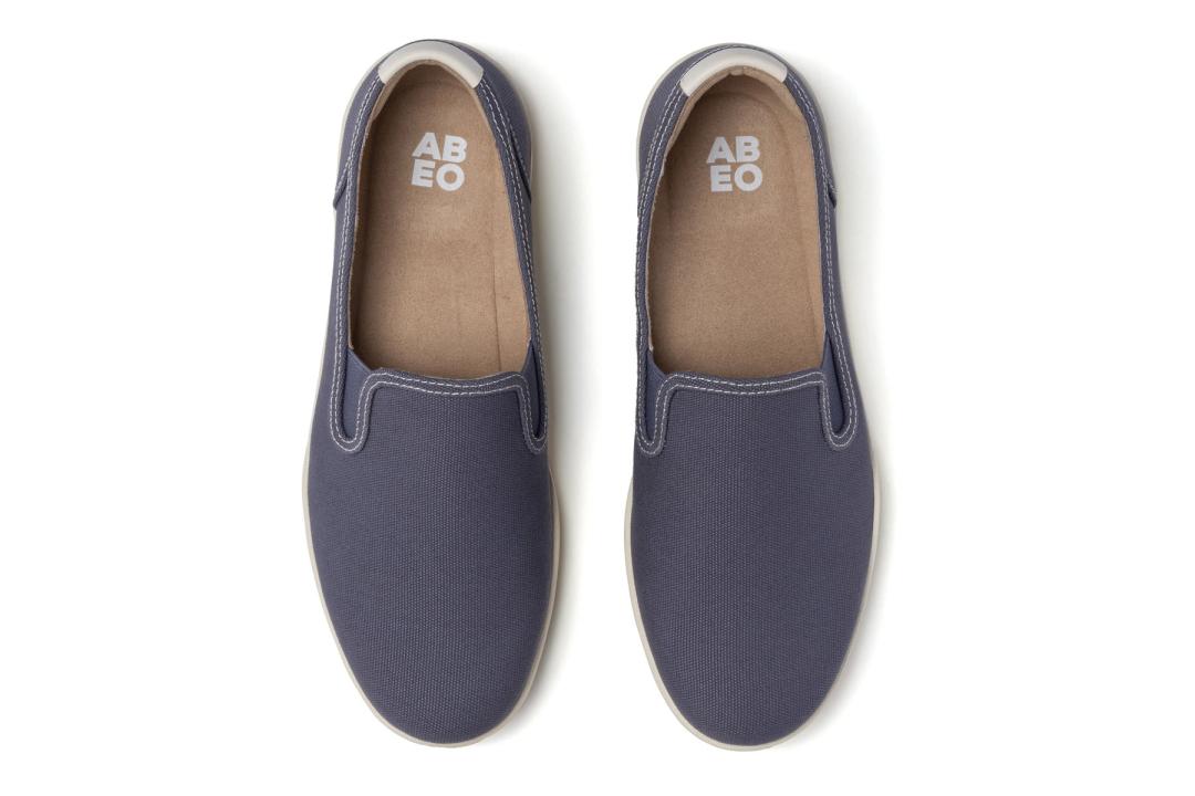 Encore Slip On Navy Canvas | Women ABEO Footwear Casual Shoes