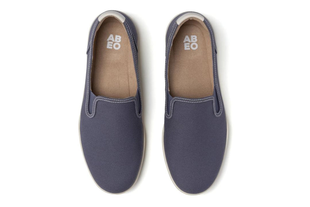 Encore Slip On Navy Canvas | Women ABEO Footwear Casual Shoes