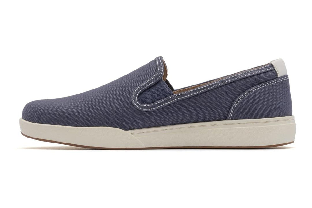 Encore Slip On Navy Canvas | Women ABEO Footwear Casual Shoes