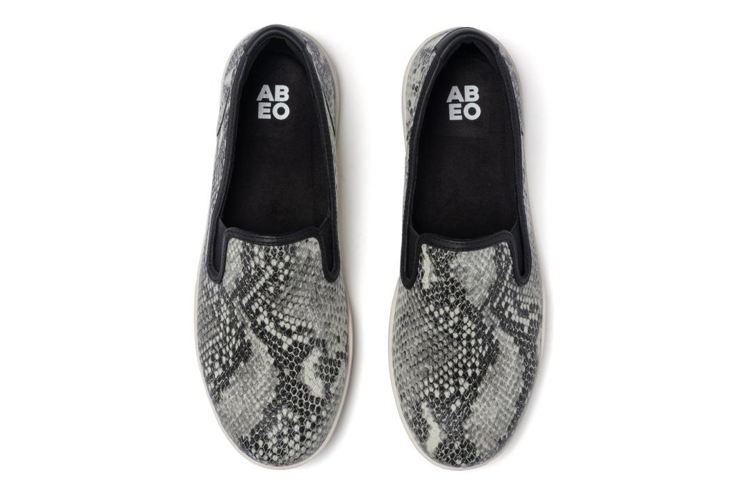 Encore Slip On Snake Print Leather | Women ABEO Footwear Sneakers
