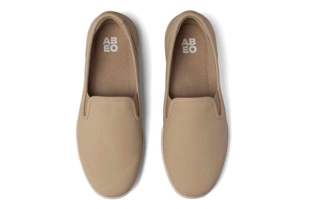 Encore Slip On Tan Nubuck | Women ABEO Footwear Sneakers