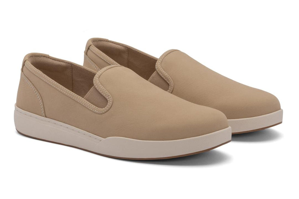 Encore Slip On Tan Nubuck | Women ABEO Footwear Sneakers