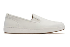 Encore Slip On White Leather | Women ABEO Footwear Sneakers
