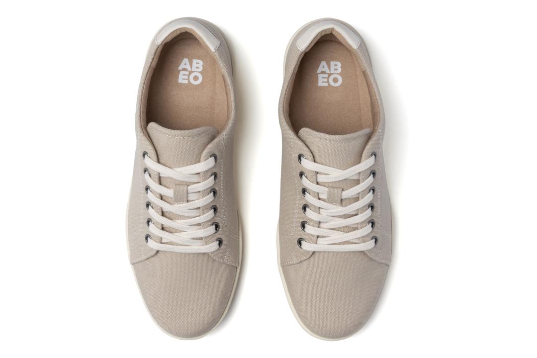 Encore Sneaker Beige Canvas | Women ABEO Footwear Sneakers