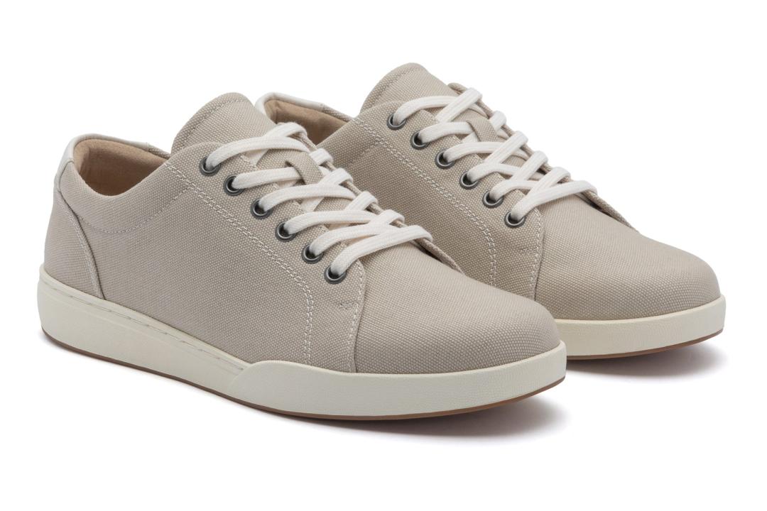 Encore Sneaker Beige Canvas | Women ABEO Footwear Sneakers