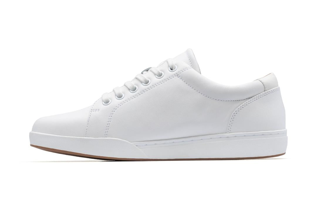Encore Sneaker White Leather | Women ABEO Footwear Casual Shoes