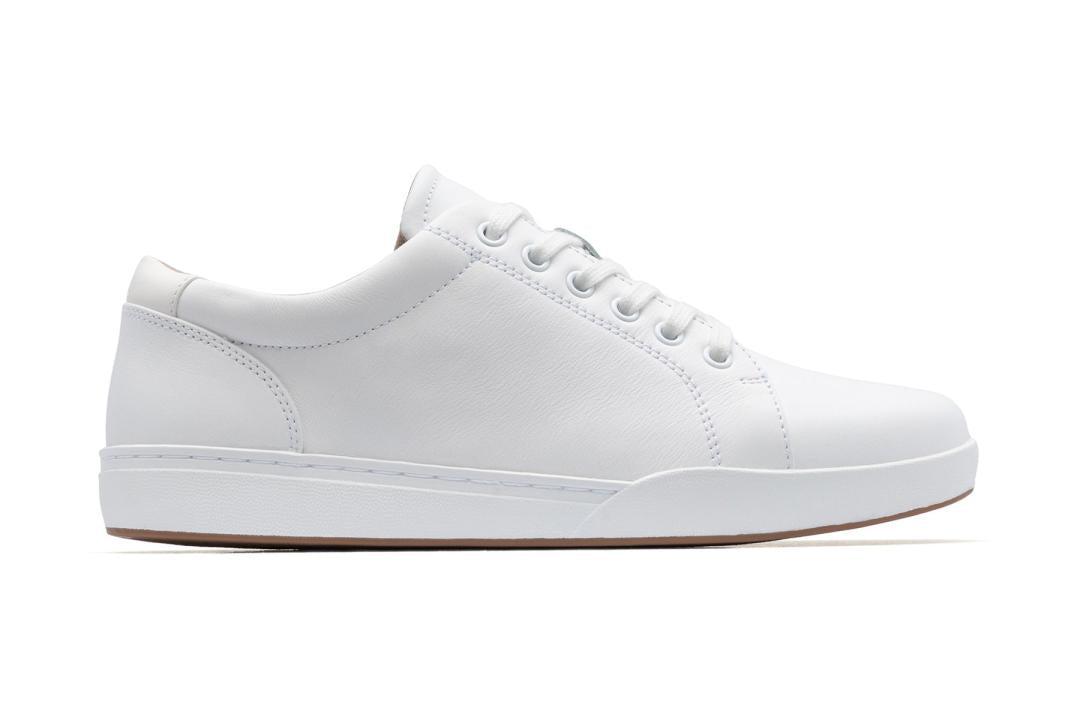 Encore Sneaker White Leather | Women ABEO Footwear Casual Shoes