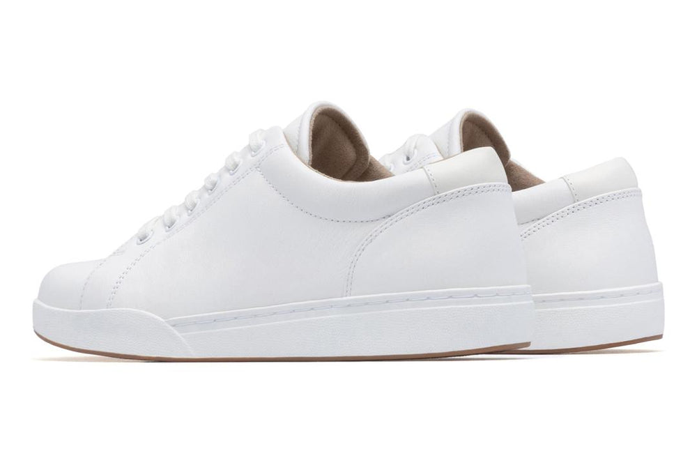 Encore Sneaker White Leather | Women ABEO Footwear Casual Shoes